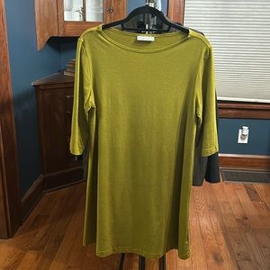 Bryan Walker Olive Green T-shirt Dress